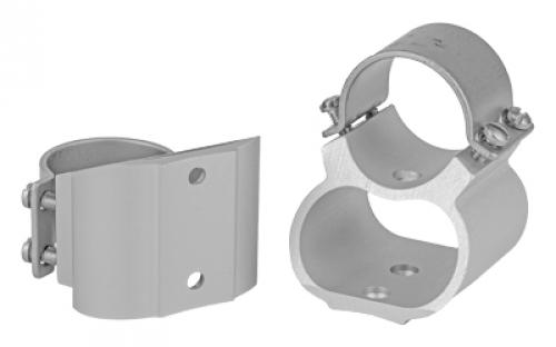Weaver See-Thru Mount, For Ruger 10/22, Symmetrical Caps, Silver Finish 49734