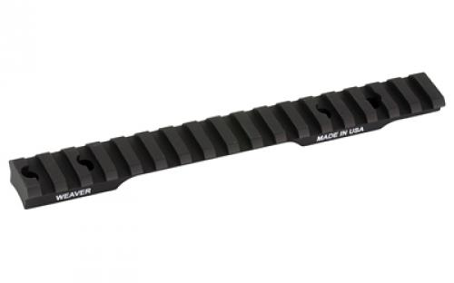 Weaver 20 MOA Extended Multi Slot Base, Fits Savage 110 Short Action, 8-40, Black 99498