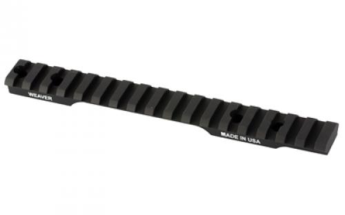 Weaver 20 MOA Extended Multi Slot Base, Fits Savage 110 Short Action, 8-40, Black 99498