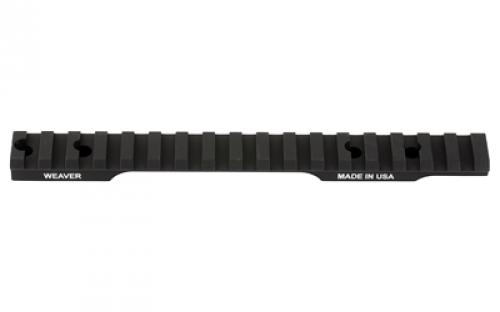 Weaver 20 MOA Extended Multi Slot Base, Fits Savage 110 Short Action, 8-40, Black 99498
