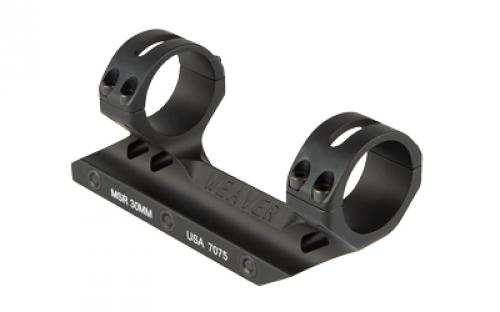 Weaver MSR Mount, 30mm, Aluminum, Fits Picatinny, Matte Finish, Black 99680