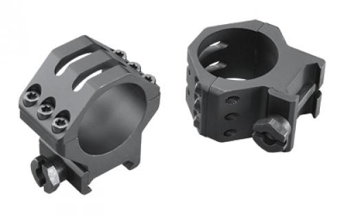 Weaver 6 Hole Tactical, 30mm Medium Rings, Fits Picatinny, Matte Finish, Black 99693