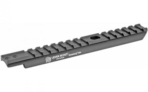 XS Sights Lever Scout Mount, Rail, Fits Mossberg 464 and 464 SPX, Black, Anodized MB-6001R-N