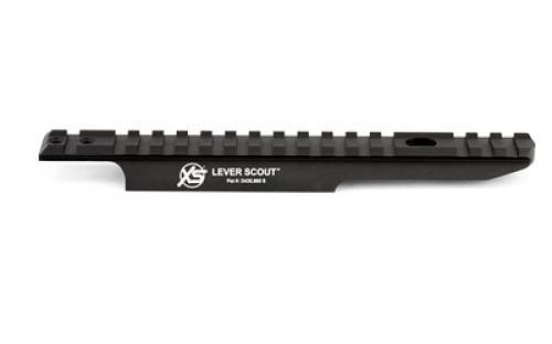 XS Sights XS Sights, Picatinny Lever Scout Rail, Fits Marlin 1895 Round Barrel with Bolt On Sight, 45-70, 450, 444, Black Finish, Hardware kit included ML-6000R-N