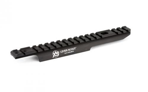 XS Sights XS Sights, Picatinny Lever Scout Rail, Fits Marlin 1895 Round Barrel with Bolt On Sight, 45-70, 450, 444, Black Finish, Hardware kit included ML-6000R-N