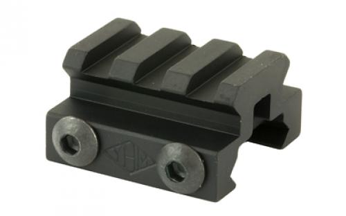 Yankee Hill Machine Co Mini Riser, .5" rise, Mount, 1 1/4", Black, Picatinny YHM-226