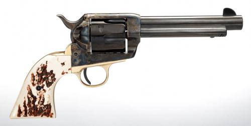 TAYLOR'S & COMPANY CATTLEMAN 357MAG BL/STAG 5.5  