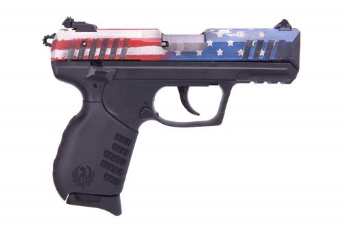 RUGER SR22 US FLAG 22LR 3.5 BL AS  