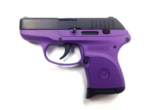RUGER LCP 380ACP BL/PURPLE POLY 6+1  