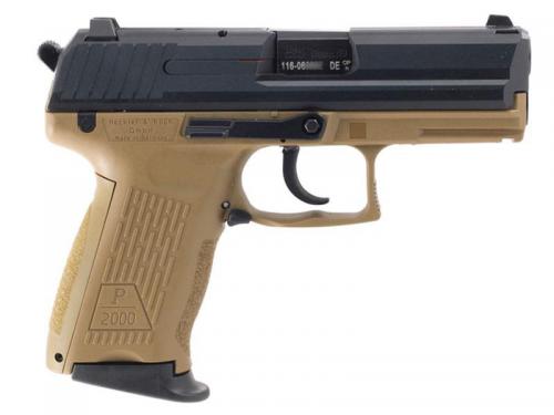 HECKLER AND KOCH (HK USA) P2000 V3 DA/SA 9MM FDE 10+1  