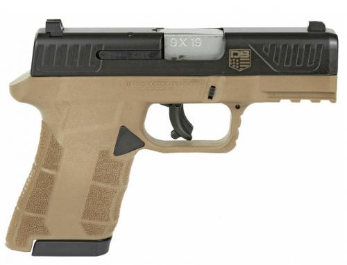 DIAMONDBACK FIREARMS AM2 9MM FDE SUB CMPT 15+1 3.5  