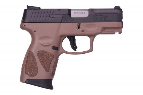 TAURUS G2C 9MM BLK/BROWN 3.2 12+1  