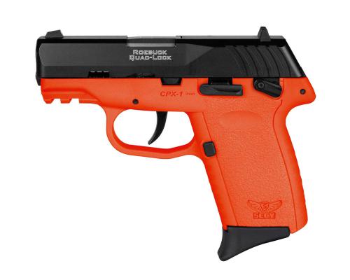 SCCY INDUSTRIES CPX-1 G3 9MM BK/ORNG SFTY 10+1  