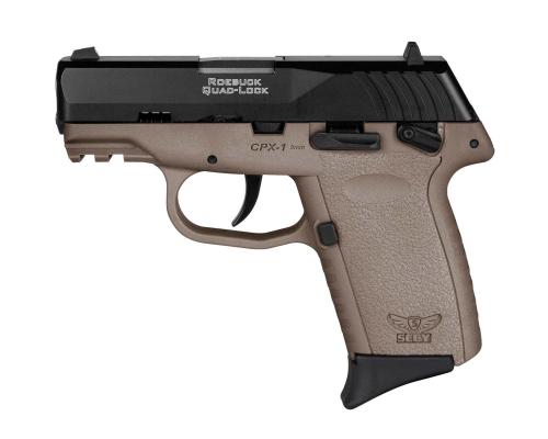 SCCY INDUSTRIES CPX-1 G3 9MM BLK/FDE SFTY 10+1  