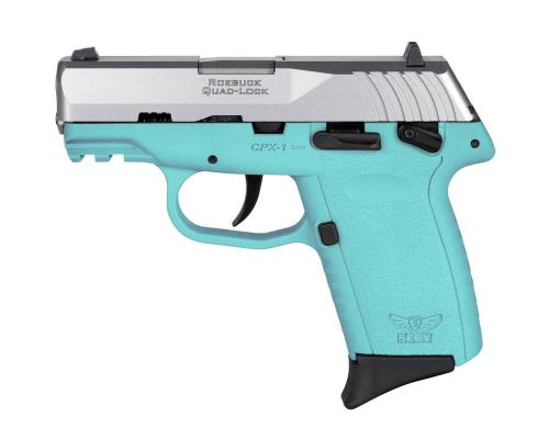 SCCY INDUSTRIES CPX-1 G3 9MM SS/BLUE 10+1 SFTY  