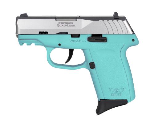 SCCY INDUSTRIES CPX-2 G3 9MM SS/BLUE 10+1  