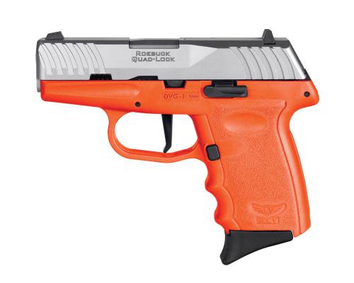 SCCY INDUSTRIES DVG-1 9MM SS/ORNG 10+1 NO SFTY  