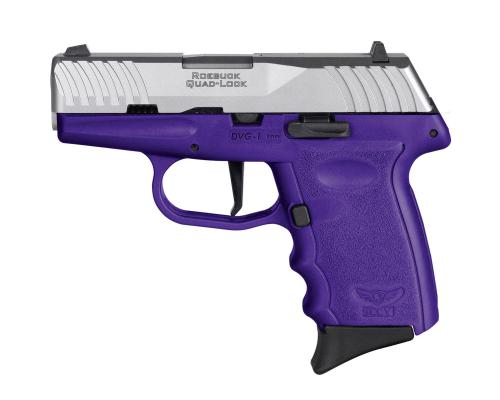 SCCY INDUSTRIES DVG-1 9MM SS/PURP 10+1 NO SFTY  