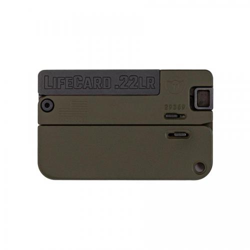 TRAILBLAZER FIREARMS LIFECARD 22LR BLACK/OD GREEN  