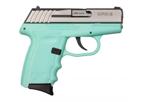 SCCY INDUSTRIES CPX-3 380ACP SS/BLUE 10+1  