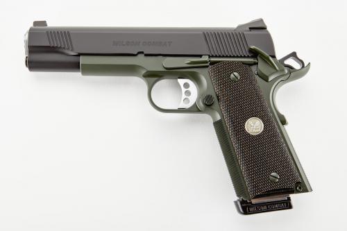 WILSON COMBAT CQB 45ACP 5 8+1 BLK/GRN CA  