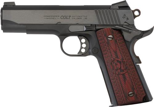 COLT LW COMMANDER 9MM LUGER 9-SHOT BLUED G10 GRIPS