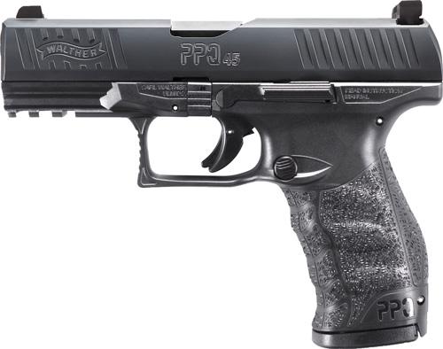 WALTHER PPQ M2 .45 ACP 4.25 12-SHOT XS F8 NS BLACK !!