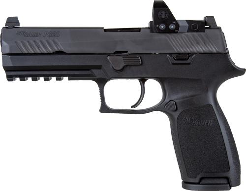 SIG P320 9MM 4.7 CONTRAST SIGHT 17-SH BLACK POLYMER 