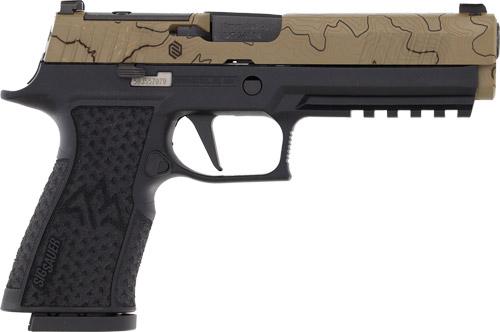 SIG P320 XTEN ENDURE 10MM 5 XRAY-3 (3)15RD TAN TOPO/BLACK