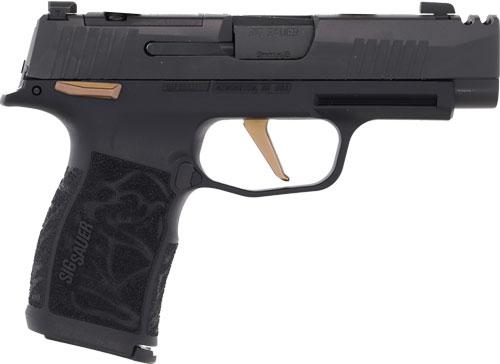 SIG P365 XL COMP 9MM 3.1 XRAY-3 OR (2)12RD ROSE KIT BLK