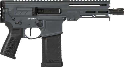 CMMG PISTOL DISSENT MK4 5.7X28 MM 6.5 32RD SNIPER GREY