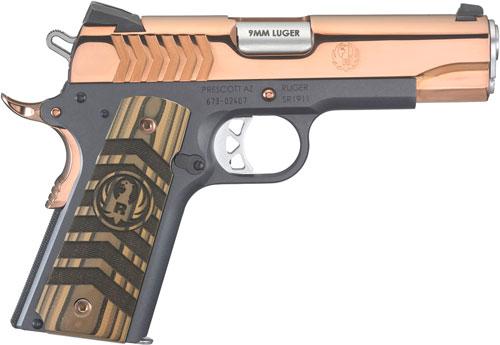 RUGER SR1911 9MM FS 9-SHOT COMMANDER POLISHED ROSE (TALO)