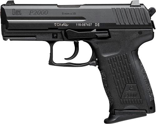 HK P2000 V3 DA/SA 9MM LUGER 3.66 BBL NS 3-13RD BLACK
