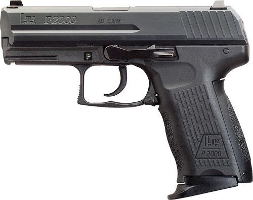 HK P2000 V2 LEM DAO .40SW 3.66 BBL NS 3-12RD BLACK!
