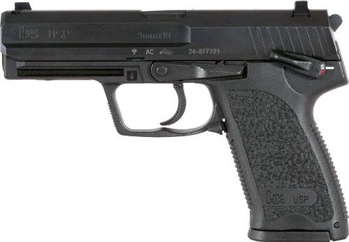 HK USP9 V1 DA/SA 9MM LUGER 4.25 BBL 2-15RD BLACK