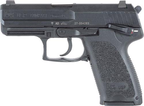 HK USP9 COMPACT V1 DA/SA 9MM 3.58 BBL NS 3-13RD BLACK
