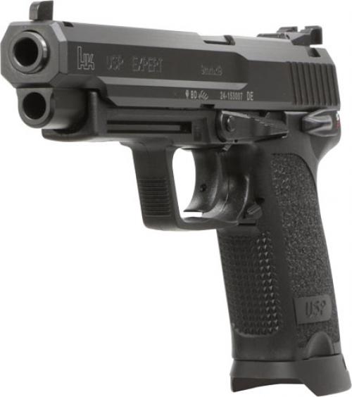 HK USP9 EXPERT V1 DA/SA 9MM 5.19BBL 2-18RD JET FUNNEL BLK