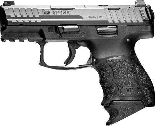 HK VP9SK OPTICS READY 9MM 3.39 BBL NS 3-10RD BLK