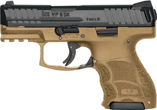HK VP9SK SUBCOMPACT 9MM 3.39 BBL NS 1-15RD 2-12RD FD