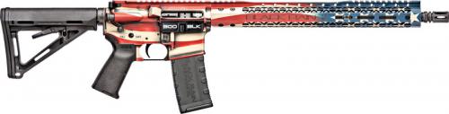 BLACK RAIN SPEC+ PATRIOT RIFLE 300BLK 16" AMERICAN FLAG 30RD