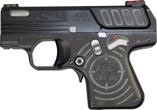 HEIZER DEF. PKO-45 SEMI-AUTO .45ACP 1-7RD 1-5RD JET BLACK