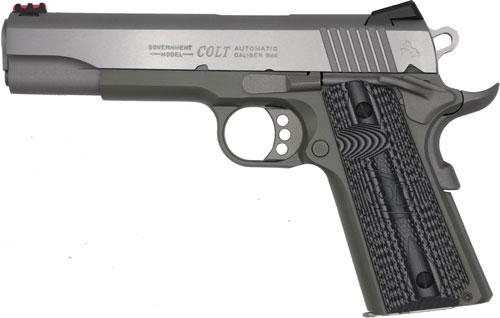 COLT GOVT COMPETITION 9MM 5 JUNGLE GREEN ADJ. SGTS G10