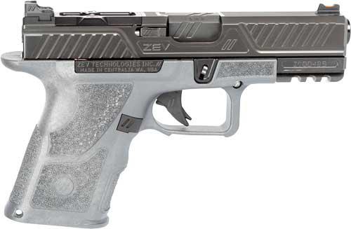 ZEV OZ9c COMBAT PISTOL 10RD 9MM COMPACT SLIDE GREY GRIP