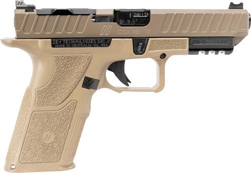 ZEV OZ9v2 COMBAT 9MM PISTOL FDE FULL SIZE X GRIP 15RD