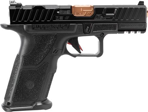 ZEV OZ9V2 ELITE HYPERCOMP 9MM PISTOL 17RD XGRIP BLACK/BRONZE