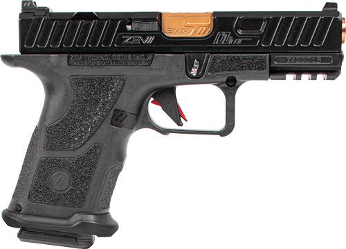 ZEV OZ9c ELITE HYPERCOMP V2 9MM BLACK/BRONZE 10RD MAG