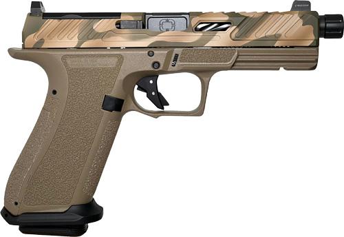 SHADOW SYSTEMS DR920 ELITE FDE 9MM OPTC CUT/THRDED CAMO SLIDE