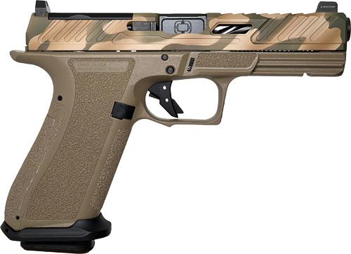 SHADOW SYSTEMS DR920 ELITE FDE 9MM OPTC CUT/UNTHRD CAMO SLIDE