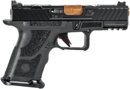 ZEV OZ9C-CPT-B-BRZ ELITE 9MM 2-15RD PMAGS BLK DLC BRZ BBL